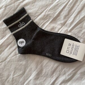 Alo dark Gray new cotton Socks
